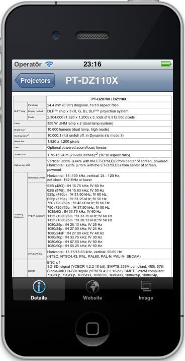 Projectionist app screenshot 8