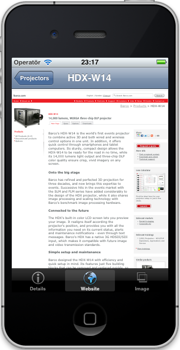 Projectionist app screenshot 10