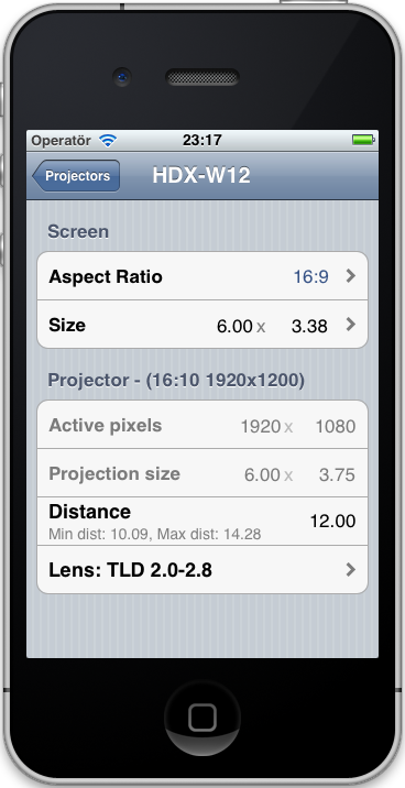 Projectionist app screenshot 7