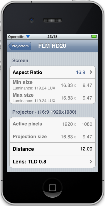 Projectionist app screenshot 12